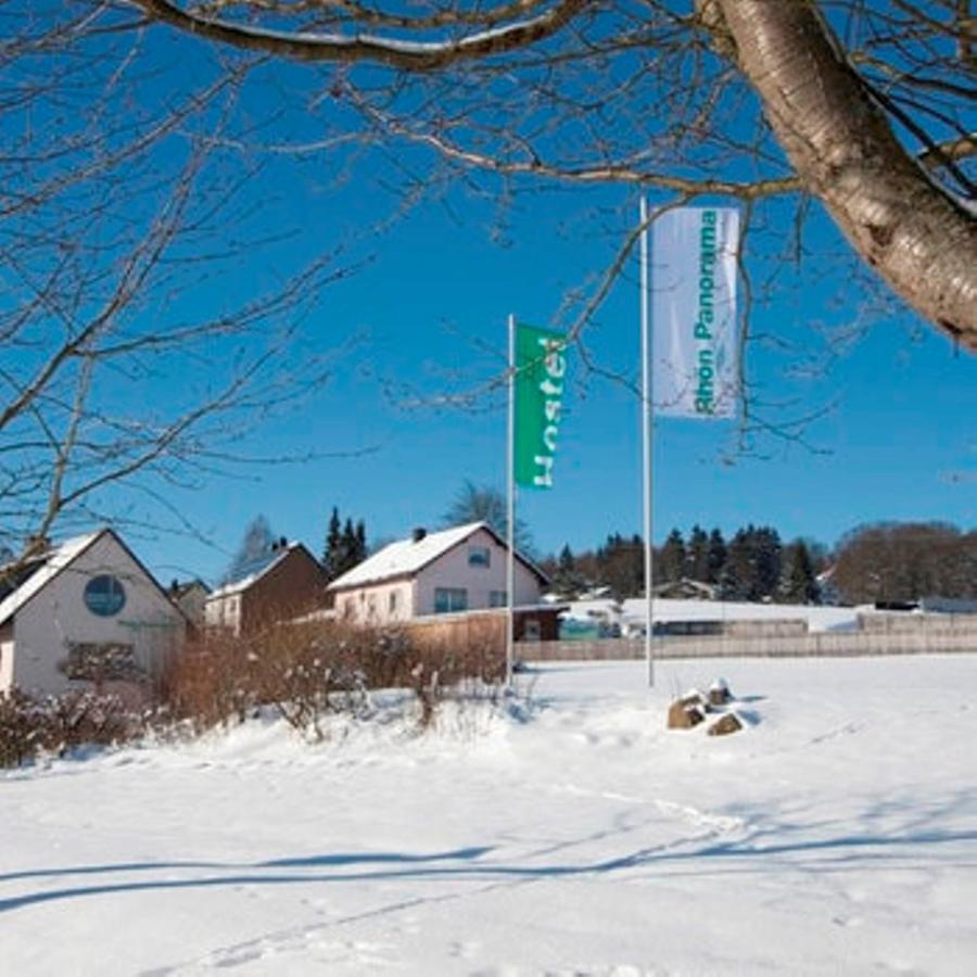 Rhoen Panorama Hostel Poppenhausen Esterno foto